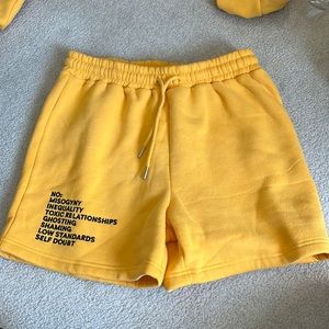 Limited edition Bumble sweat shorts